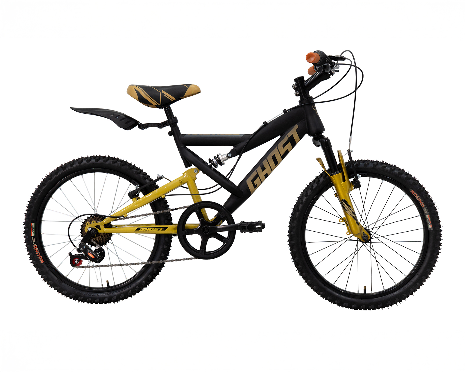 Foto 2 pulgar | Bicicleta Ghost Nautilus Rodada 20 Dorada Infantil