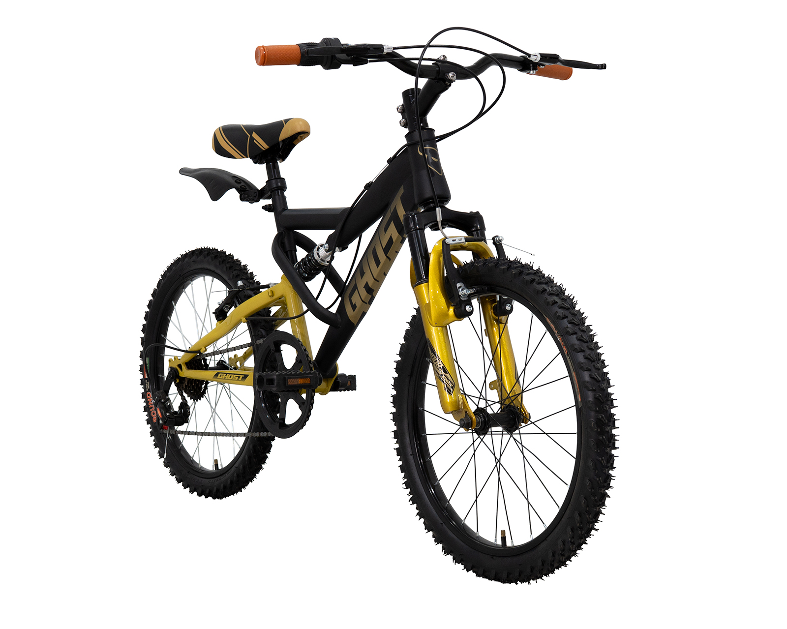 Foto 3 pulgar | Bicicleta Ghost Nautilus Rodada 20 Dorada Infantil