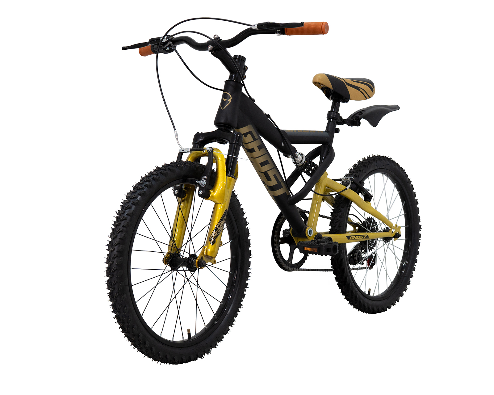 Foto 7 | Bicicleta Ghost Nautilus Rodada 20 Dorada Infantil