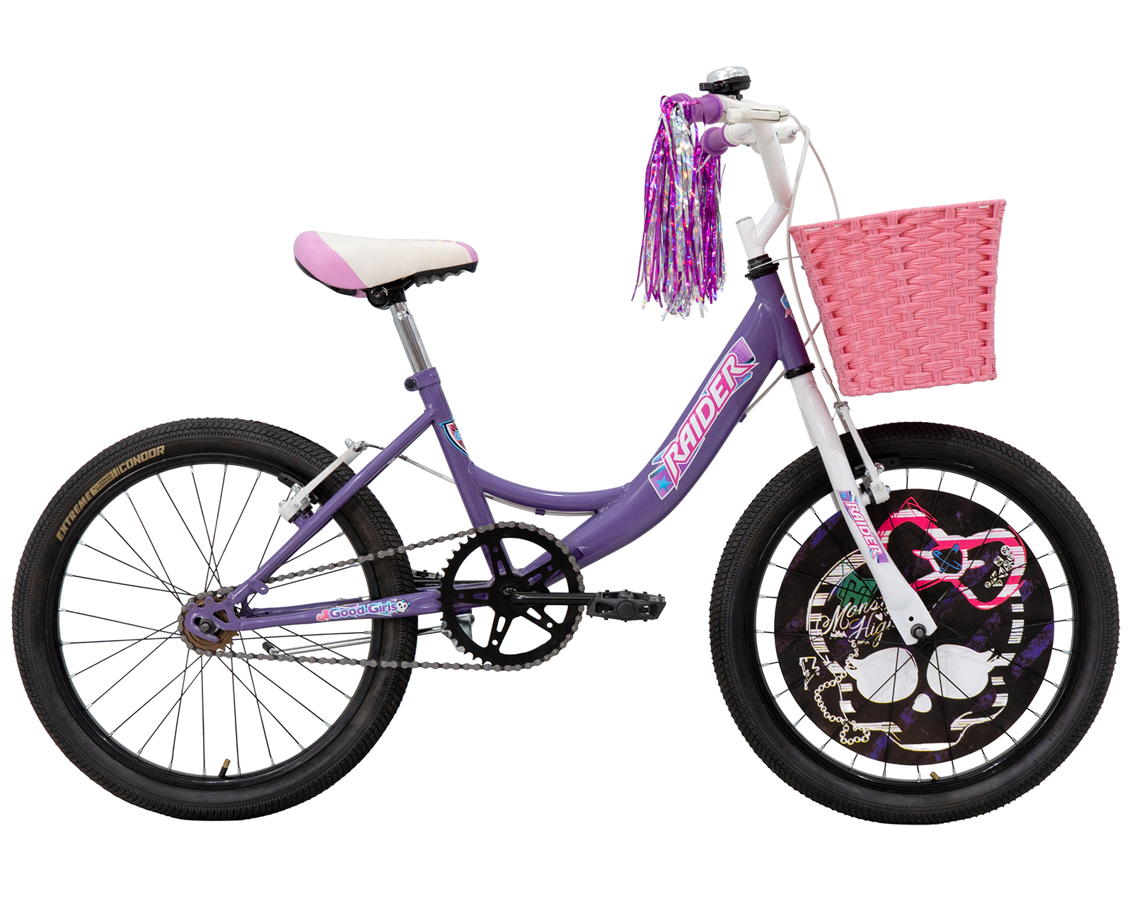 Foto 2 pulgar | Bicicleta Raider Good Girls Bmx Rodada 20 Violeta Infantil