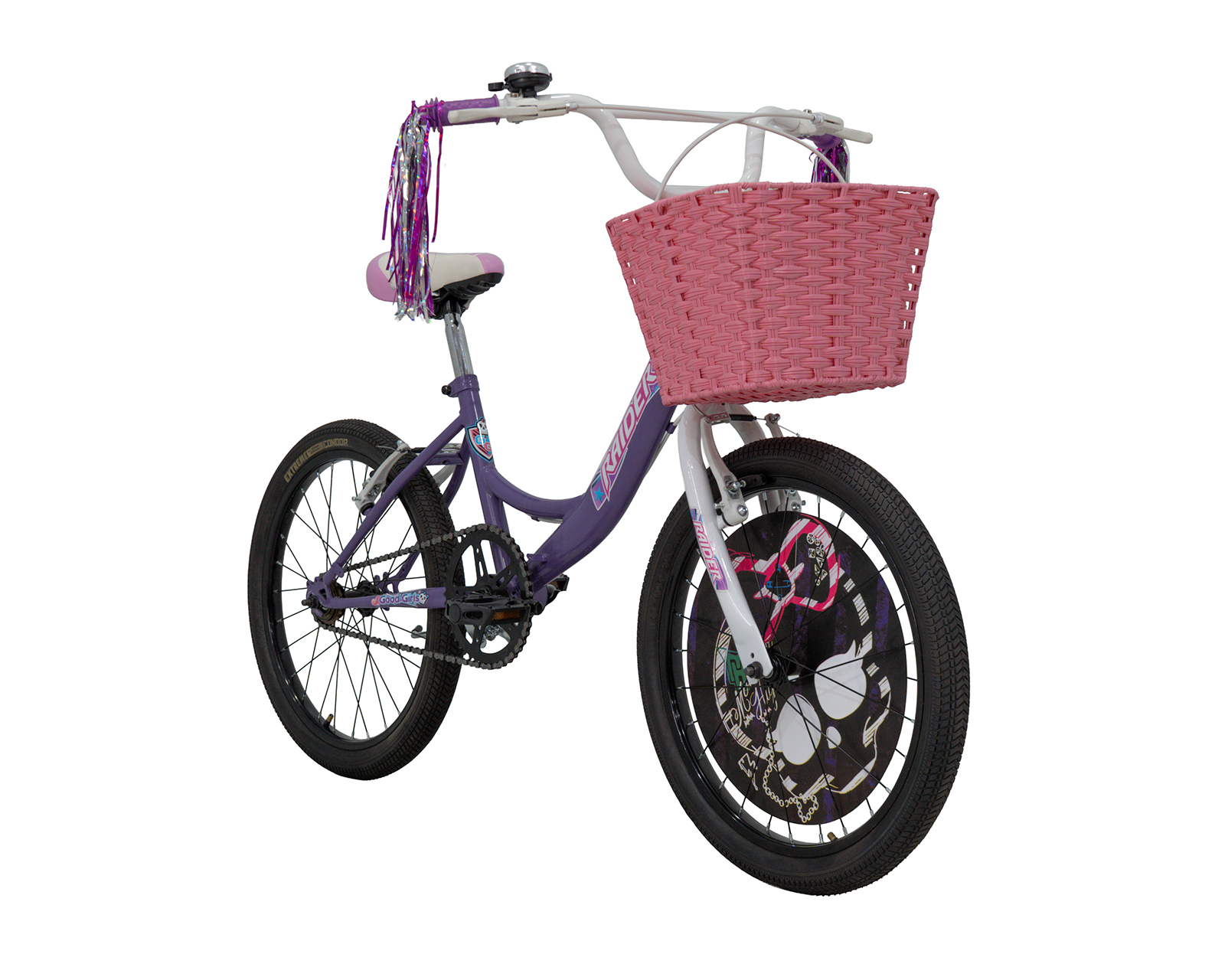 Foto 3 pulgar | Bicicleta Raider Good Girls Bmx Rodada 20 Violeta Infantil