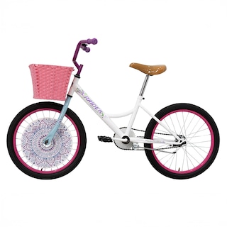 Foto 8 | Bicicleta Raider Beautiful Rodada 20 Blanco Infantil