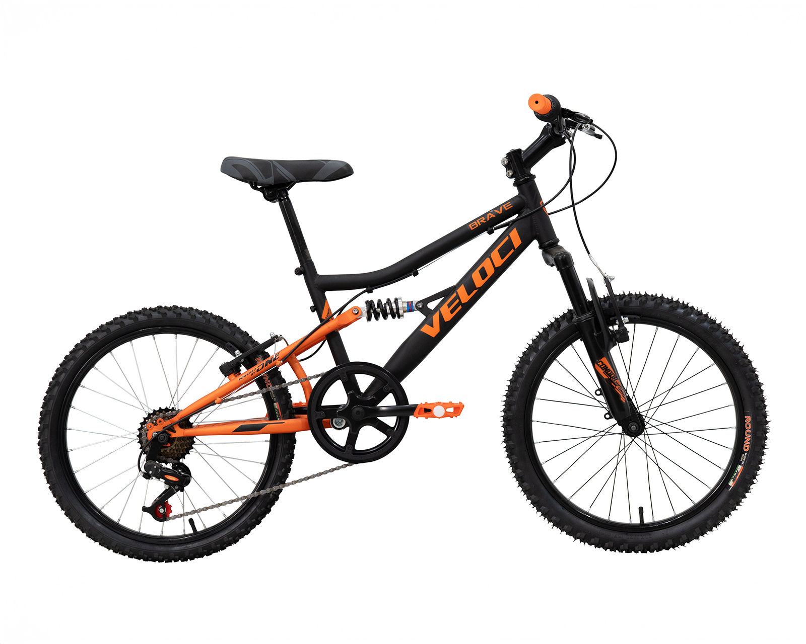 Foto 1 | Bicicleta Veloci Brave Rodada 20 Naranja Infantil