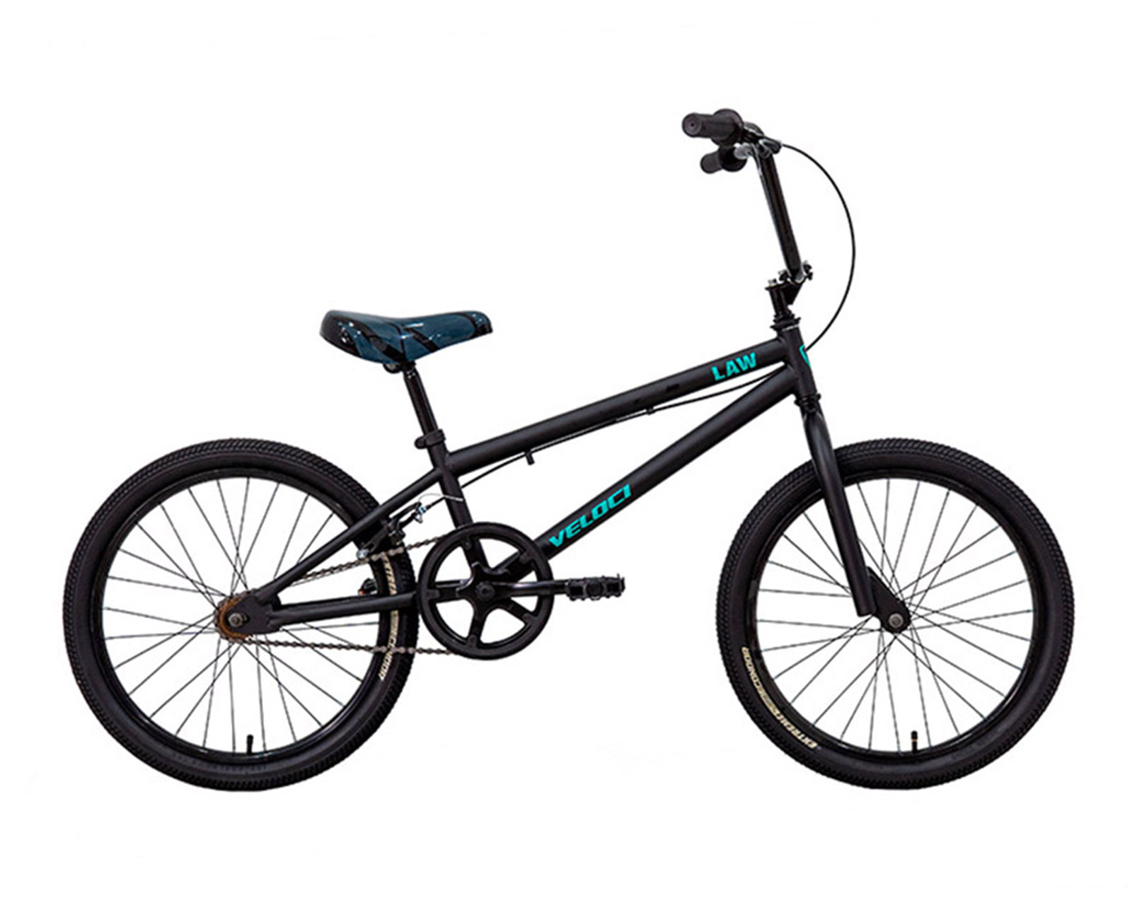 Foto 2 pulgar | Bicicleta Veloci Law Bmx Rodada 20 Negro Mate