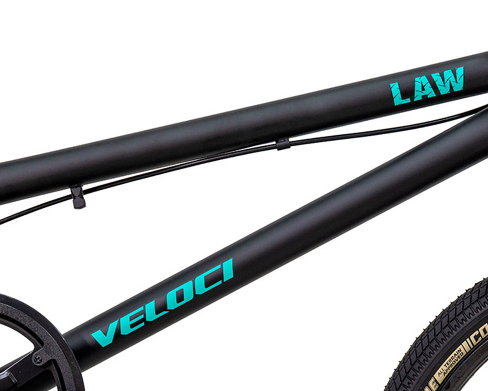Foto 3 pulgar | Bicicleta Veloci Law Bmx Rodada 20 Negro Mate