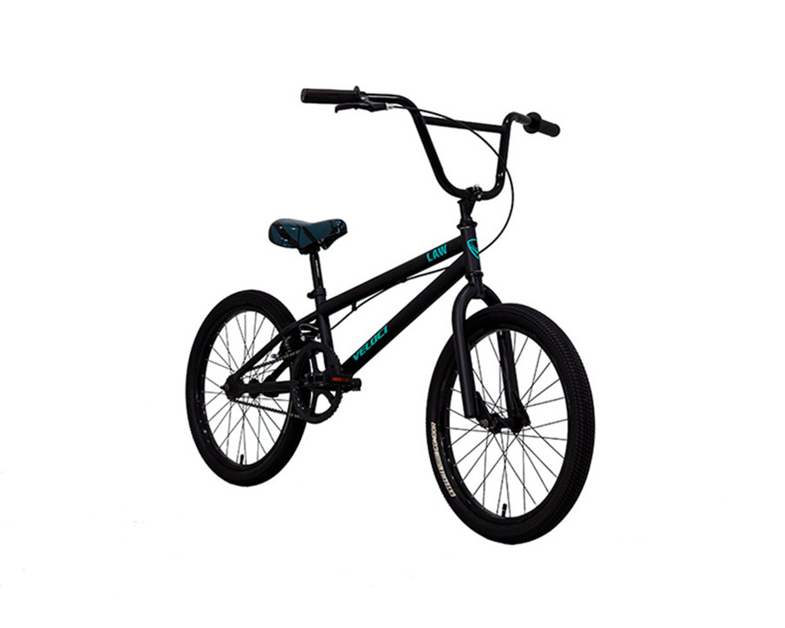 Foto 4 pulgar | Bicicleta Veloci Law Bmx Rodada 20 Negro Mate