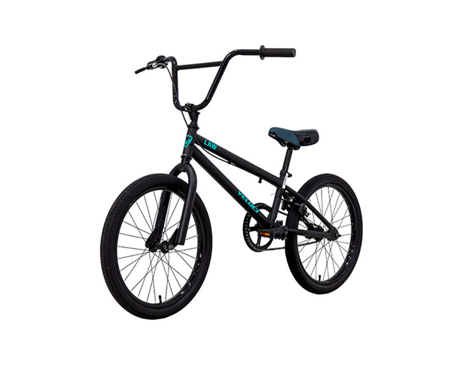 Foto 8 pulgar | Bicicleta Veloci Law Bmx Rodada 20 Negro Mate