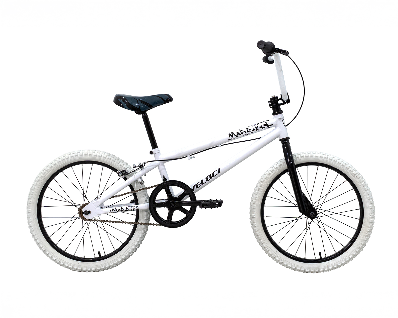 Foto 2 pulgar | Bicicleta Veloci Maddox Bmx Rodada 20 Blanco Infantil