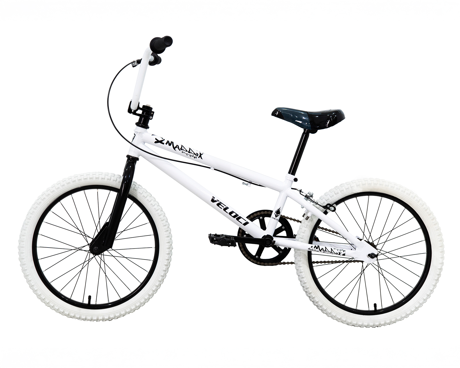 Foto 9 pulgar | Bicicleta Veloci Maddox Bmx Rodada 20 Blanco Infantil