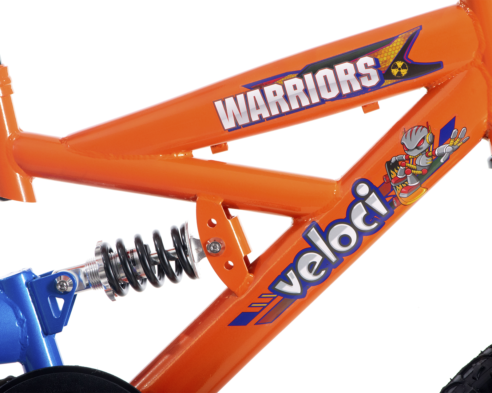 Foto 6 pulgar | Bicicleta Veloci Warriors Rodada 16 Naranja Infantil