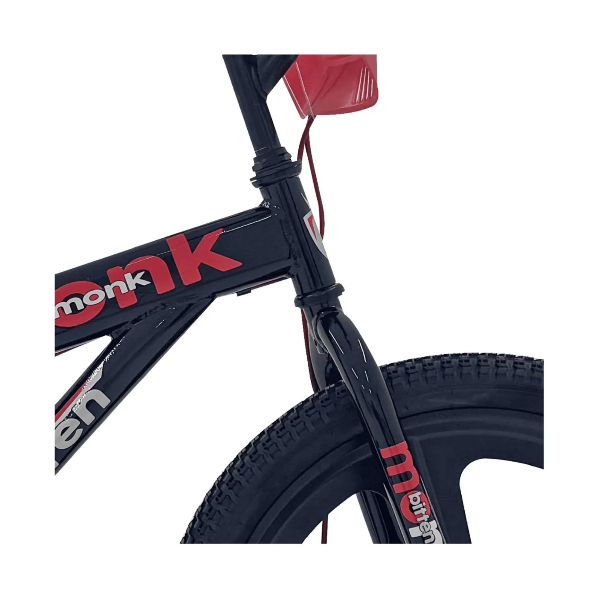 Foto 6 pulgar | Bicicleta Infantil Monk Bitten Rodada 20 Negro Rojo