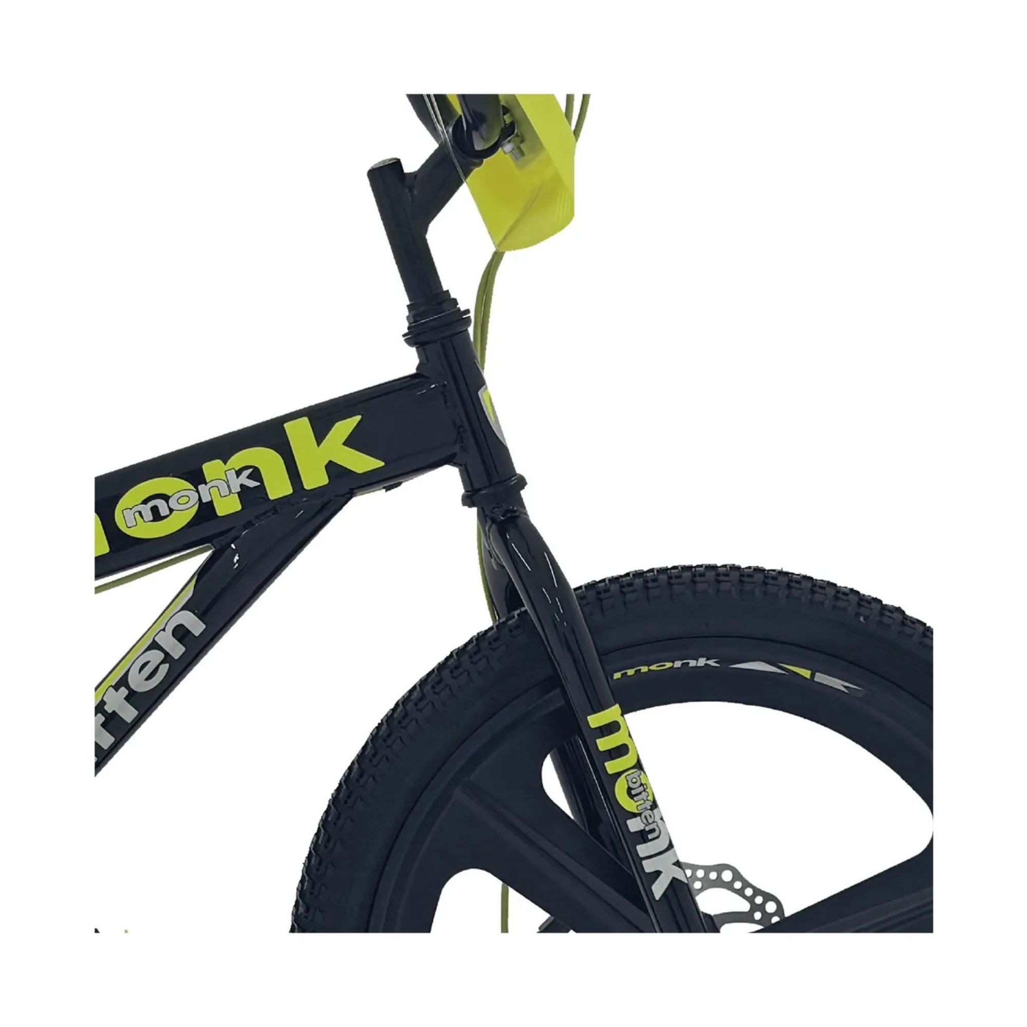 Foto 6 pulgar | Bicicleta Infantil Monk Bitten Rodada 20 Negro Amarilla