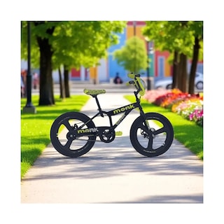 Foto 6 | Bicicleta Infantil Monk Bitten Rodada 20 Negro Amarilla
