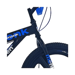 Foto 5 | Bicicleta Infantil Monk Bitten Rodada 20 Negro Azul
