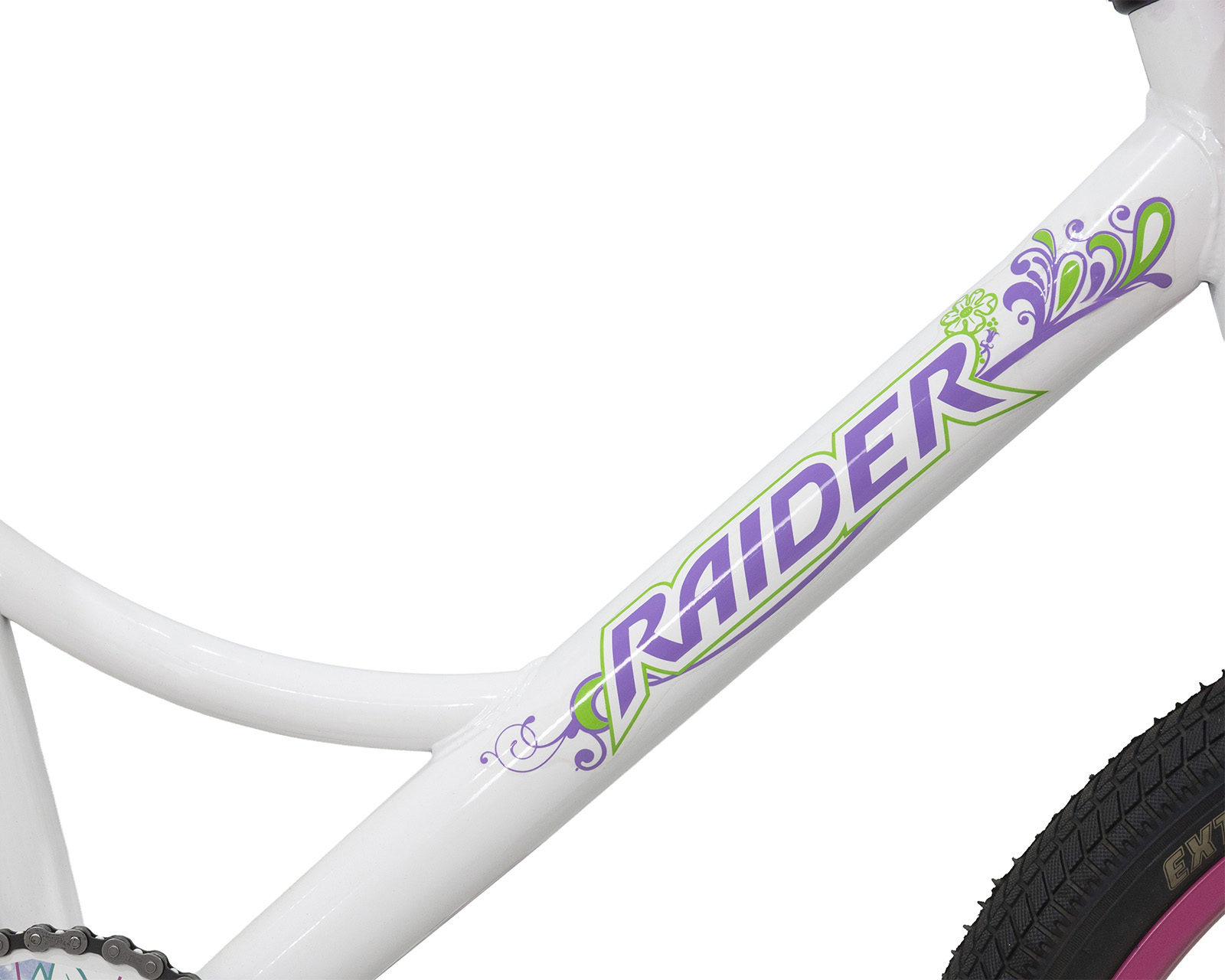 Foto 3 pulgar | Bicicleta Raider Beautiful Bmx Rodada 20 Blanco