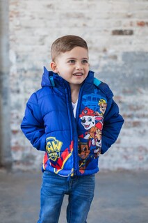 Foto 2 | Abrigo De Invierno, Chaqueta Acolchada De La Patrulla Canina Para Niños Pequeños - Venta Internacional.
