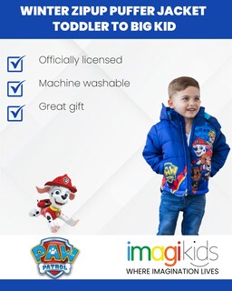 Foto 6 | Abrigo De Invierno, Chaqueta Acolchada De La Patrulla Canina Para Niños Pequeños - Venta Internacional.