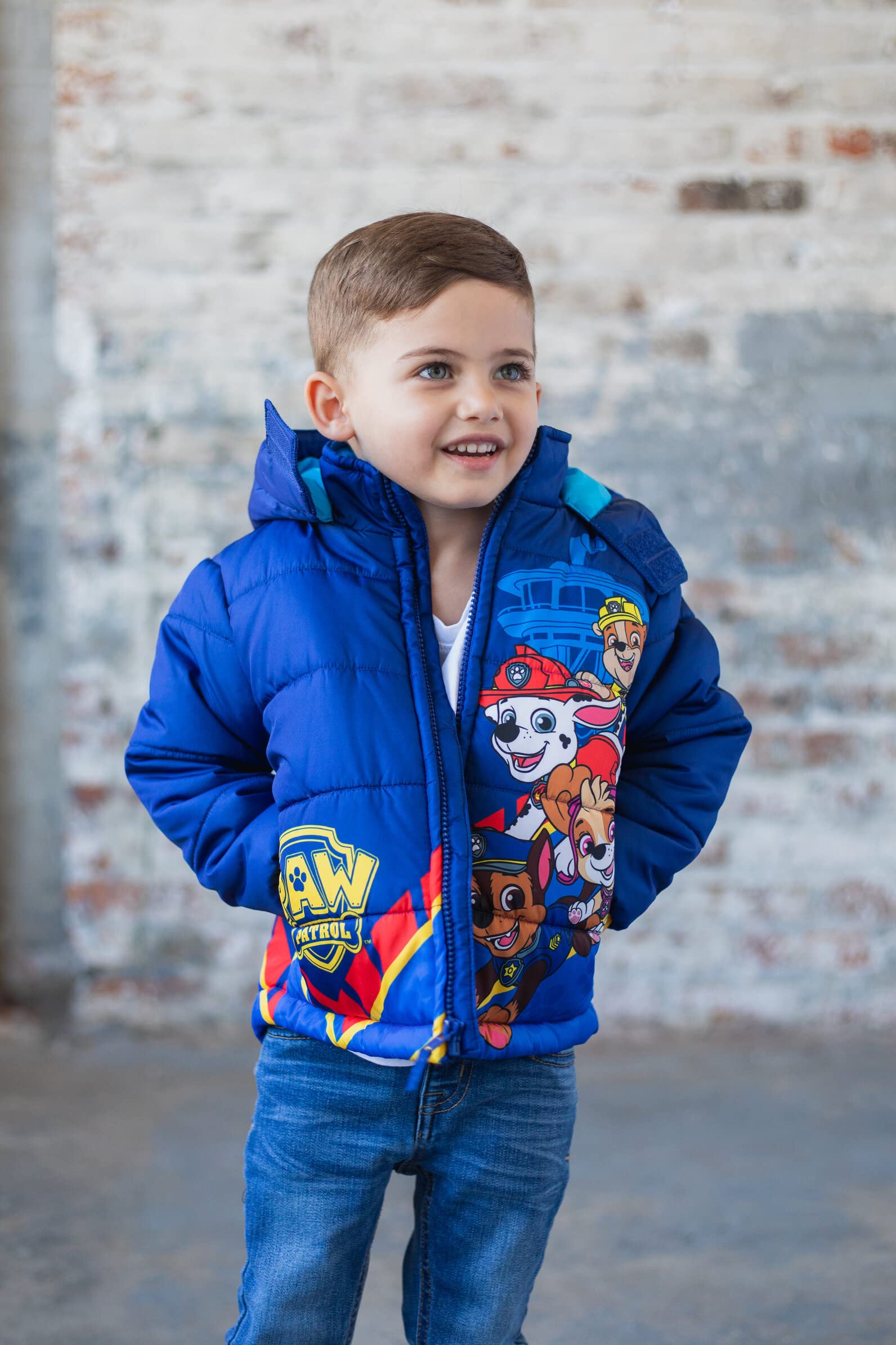 Foto 3 pulgar | Abrigo De Invierno, Chaqueta Acolchada De La Patrulla Canina Para Niños - Venta Internacional.