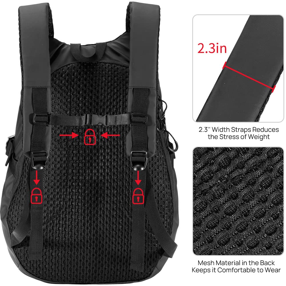 Foto 4 pulgar | Mochila Ilm Para Casco De Moto, De Gran Capacidad, Impermeable - Venta Internacional.