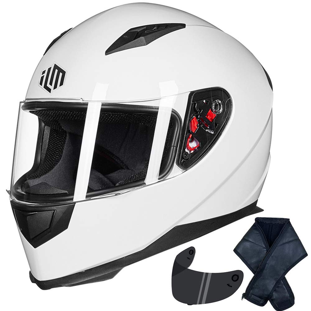 Foto 2 pulgar | Casco De Moto Ilm Integral Con Bufanda De Invierno Dot - Venta Internacional.