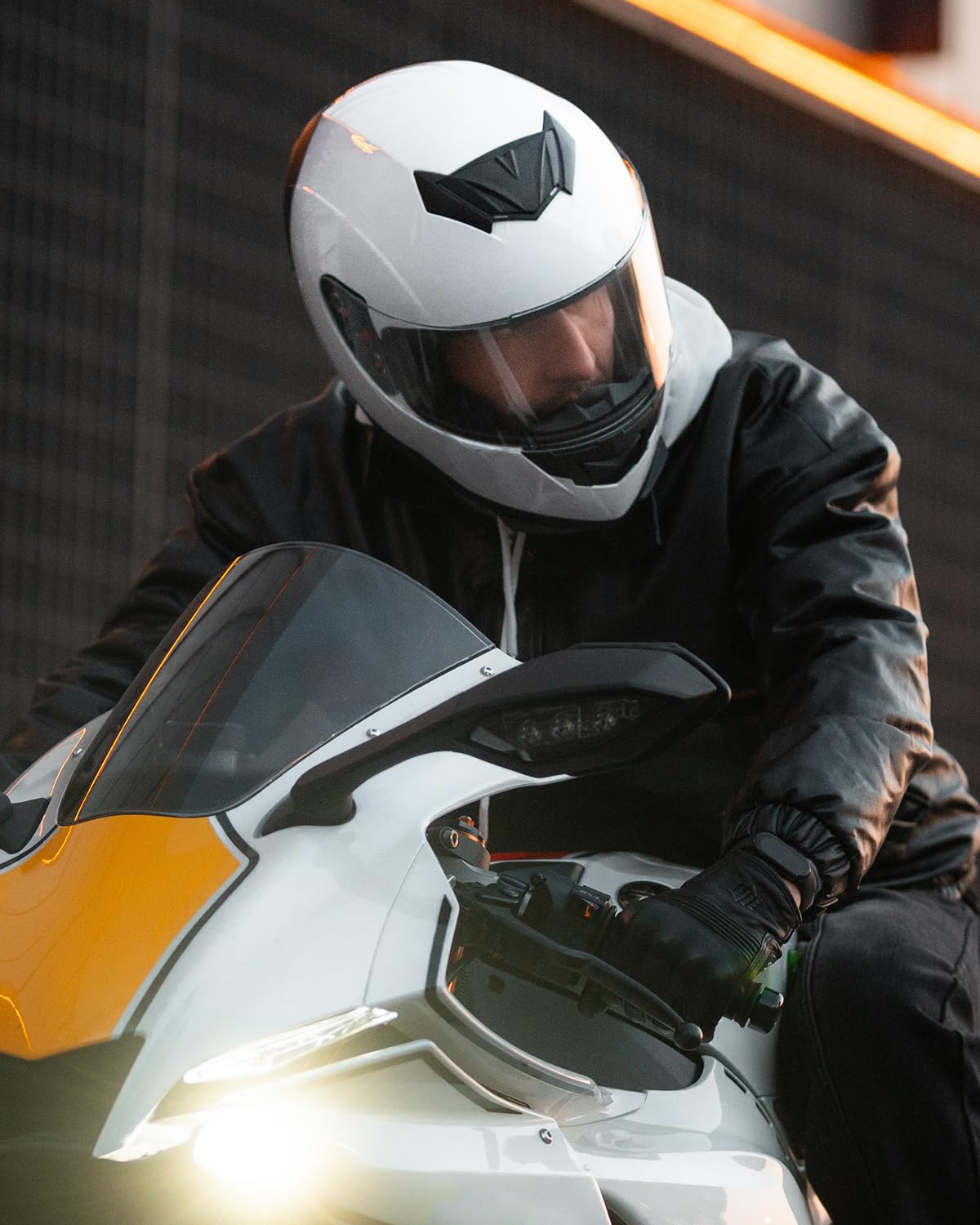 Foto 8 pulgar | Casco De Moto Ilm Integral Con Bufanda De Invierno Dot - Venta Internacional.