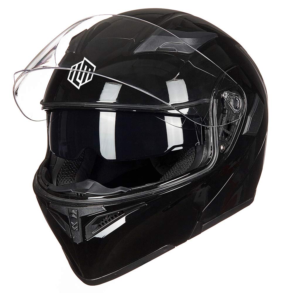 Foto 4 pulgar | Casco De Moto Ilm 902 De Doble Visera Plegable, Modular, Dot Xl - Venta Internacional.