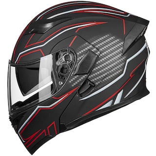 Foto 4 | Casco De Moto Ilm 902l Con Doble Visera Led Abatible Y Frontal - Venta Internacional.
