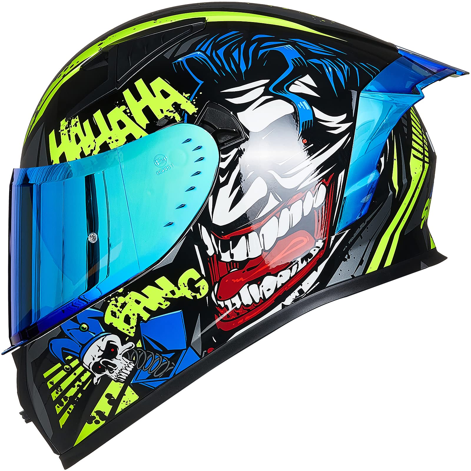 Foto 2 pulgar | Casco De Moto Ilm Full Face Dot Z501 Surprise Yellow - Venta Internacional.