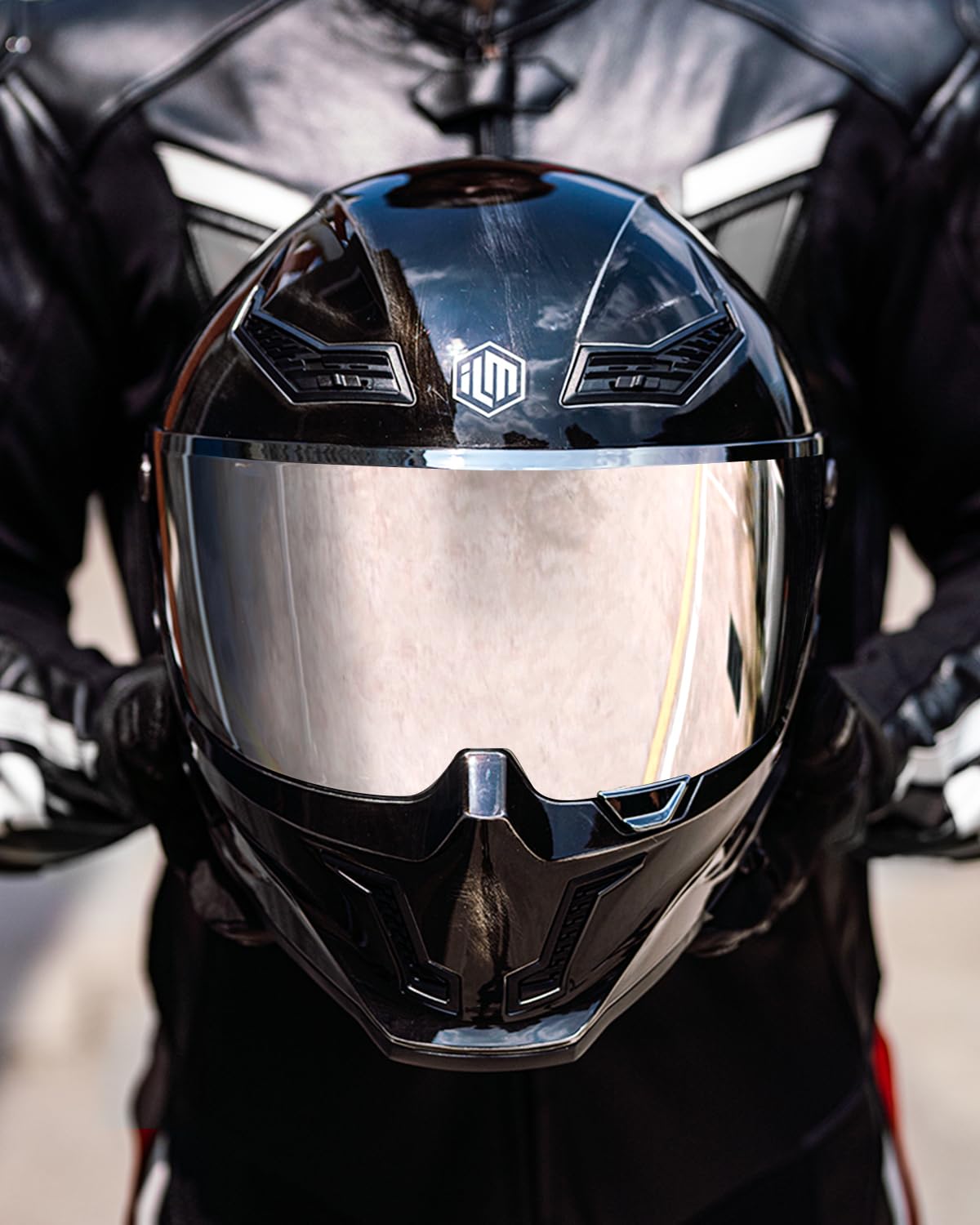 Foto 3 pulgar | Casco De Moto Ilm Mf509 Integral Dot Ece Para Adulto - Venta Internacional.