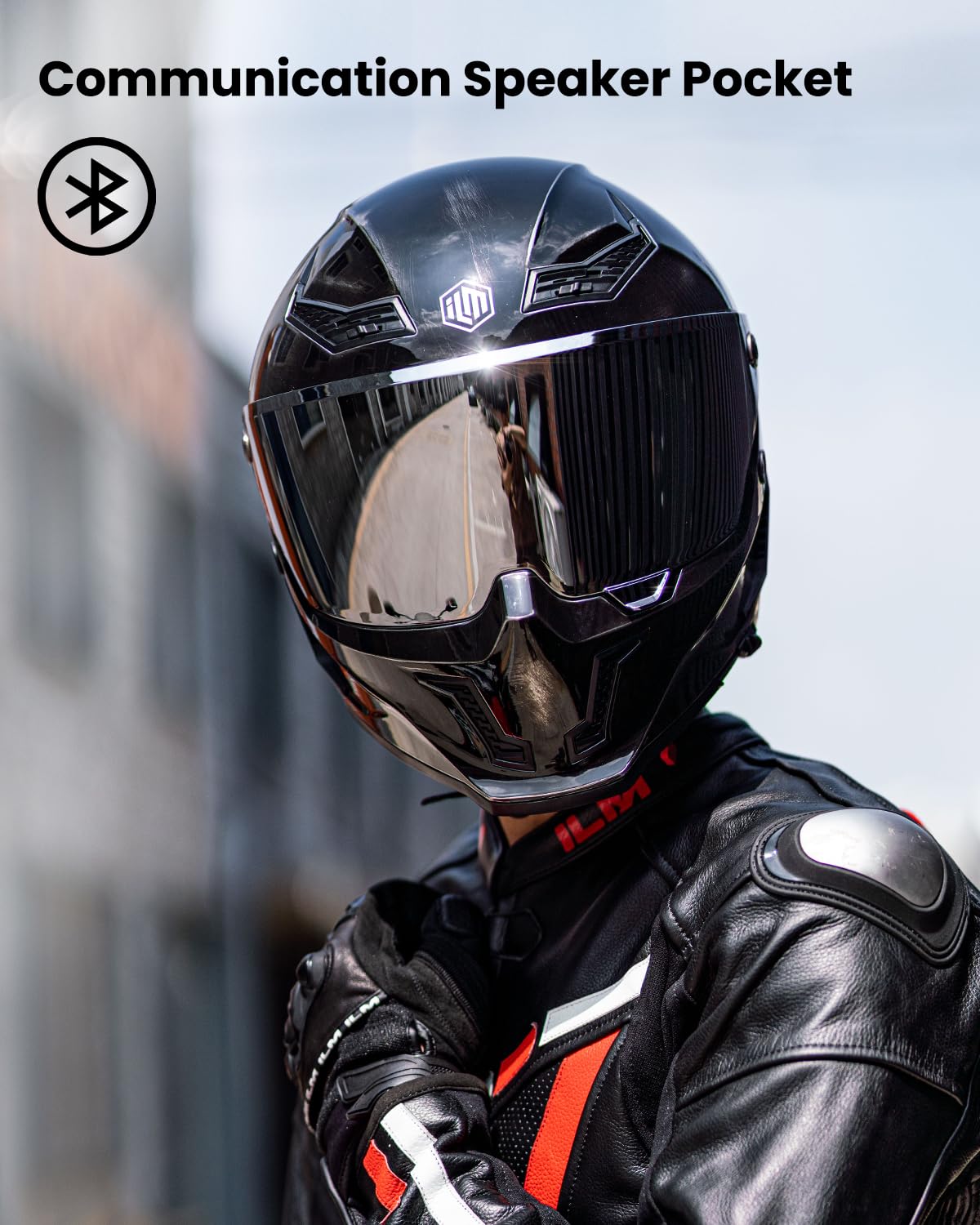 Foto 4 pulgar | Casco De Moto Ilm Mf509 Integral Dot Ece Para Adulto - Venta Internacional.