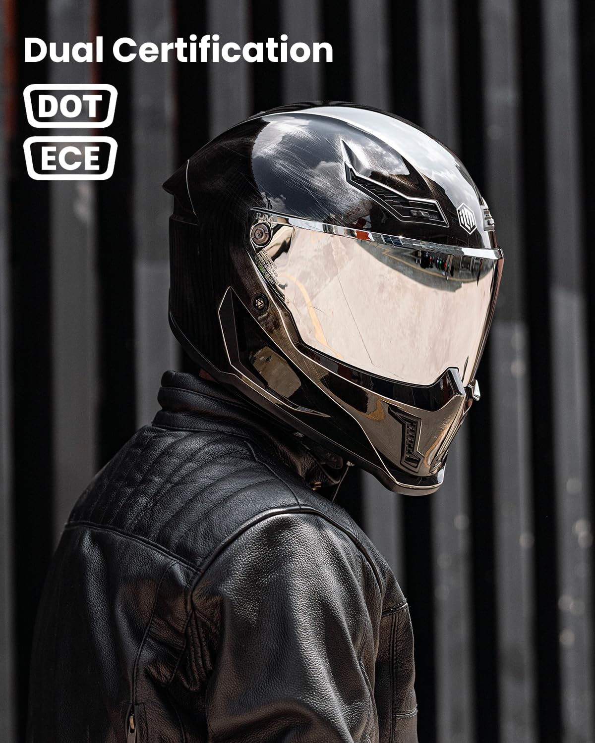 Foto 4 | Casco De Moto Ilm Mf509 Integral Dot Ece Para Adulto - Venta Internacional.