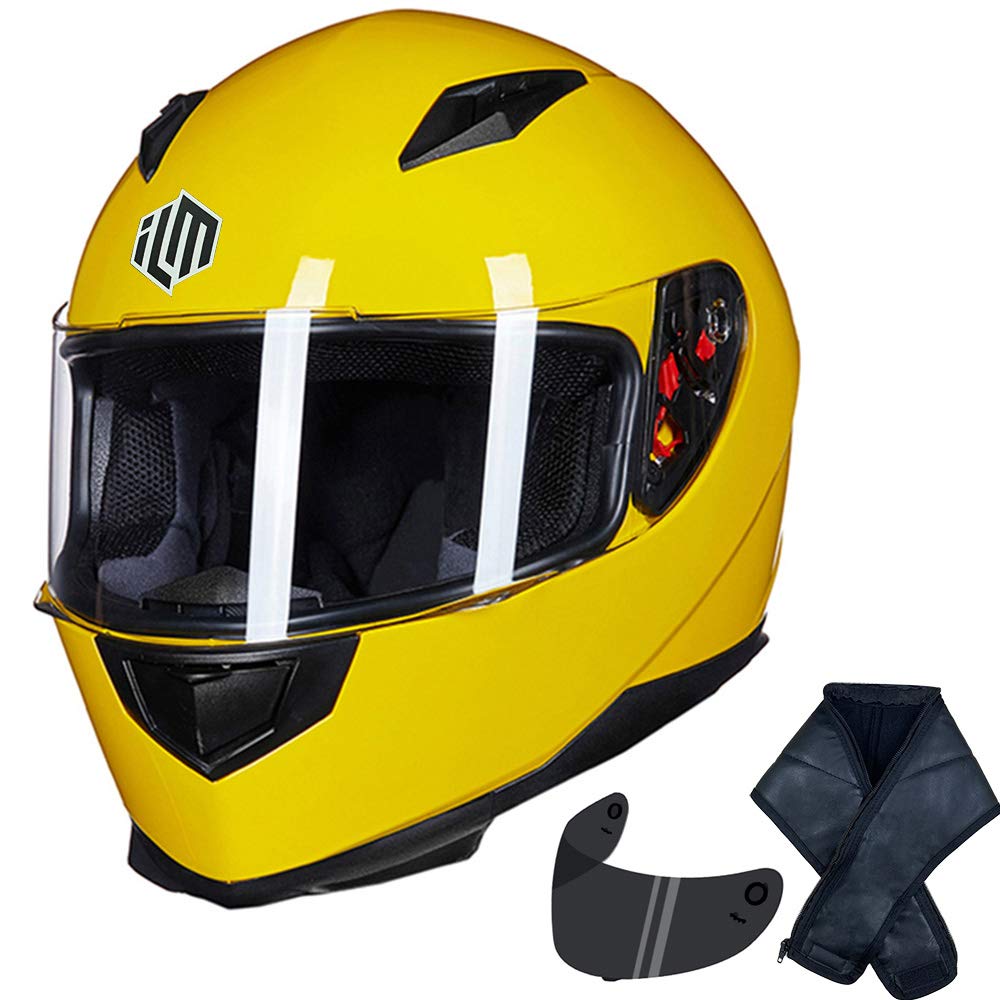 Foto 2 pulgar | Casco De Moto Ilm Integral Dot Modelo Jk313 (m, Amarillo) - Venta Internacional.