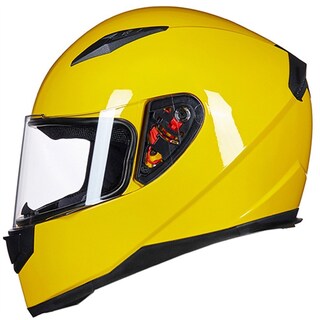 Foto 2 | Casco De Moto Ilm Integral Dot Modelo Jk313 (m, Amarillo) - Venta Internacional.