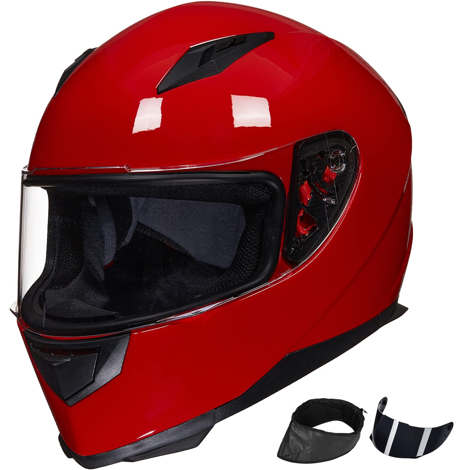 Foto 2 pulgar | Casco De Moto Ilm Integral Con Bufanda De Invierno Dot - Venta Internacional.