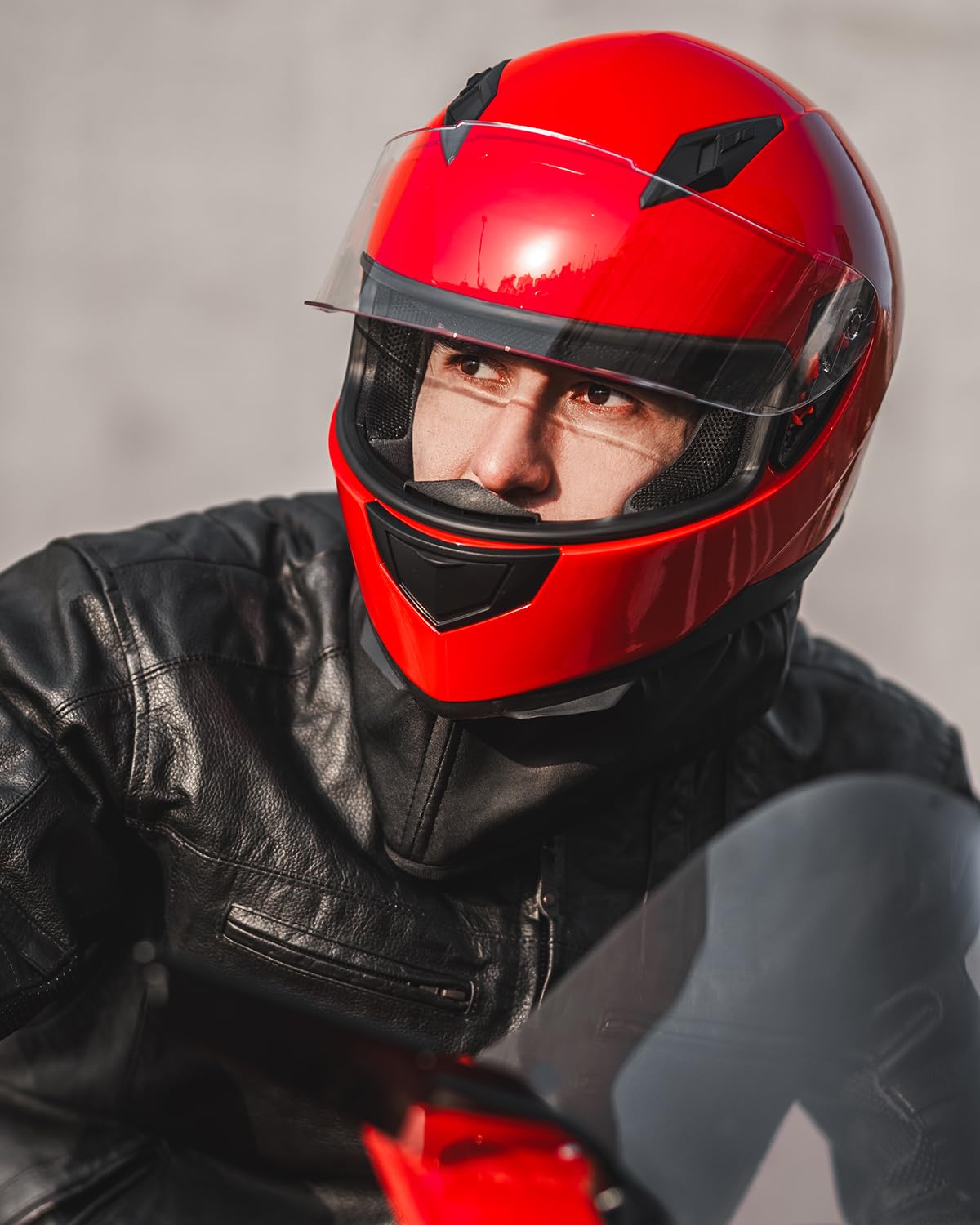 Foto 7 pulgar | Casco De Moto Ilm Integral Con Bufanda De Invierno Dot - Venta Internacional.