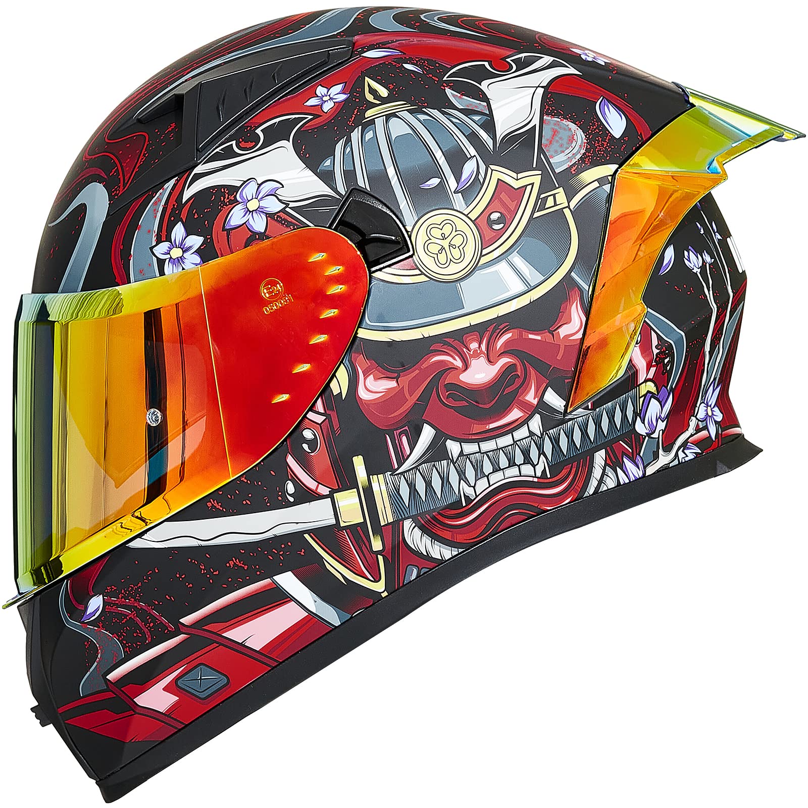 Foto 2 pulgar | Casco De Moto Ilm Full Face Dot Z501 Armor Red (xl) - Venta Internacional.