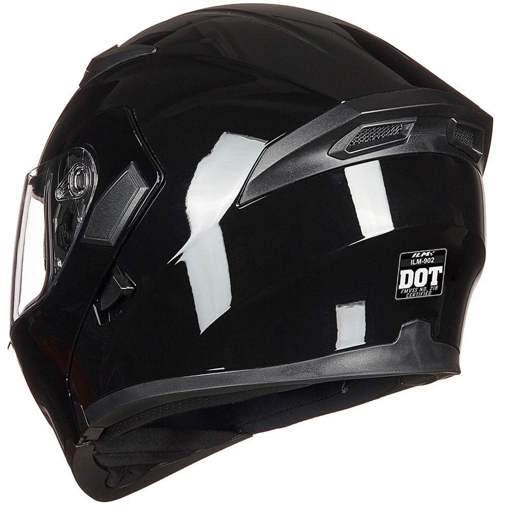 Foto 7 pulgar | Casco De Moto Ilm 902 De Doble Visera Abatible, Modular, Dot - Venta Internacional.