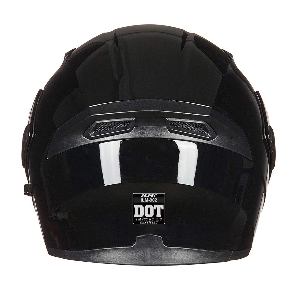 Foto 8 pulgar | Casco De Moto Ilm 902 De Doble Visera Abatible, Modular, Dot - Venta Internacional.