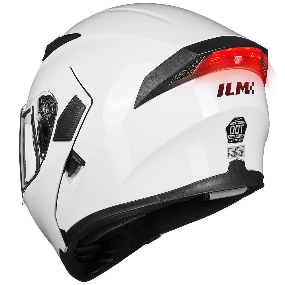 Foto 2 pulgar | Casco De Moto Ilm 902l Con Doble Visera Led Abatible Y Frontal - Venta Internacional.