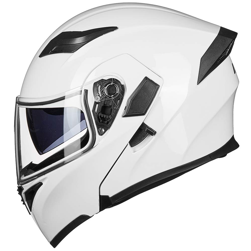 Foto 5 pulgar | Casco De Moto Ilm 902l Con Doble Visera Led Abatible Y Frontal - Venta Internacional.