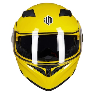 Foto 3 | Casco De Moto Ilm 902 Con Doble Visera Plegable, Modular, Dot, Amarillo - Venta Internacional.
