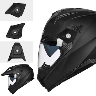 Foto 6 | Casco Ilm 606v Para Moto Todoterreno Dual Sport Dot L, Negro Mate - Venta Internacional.