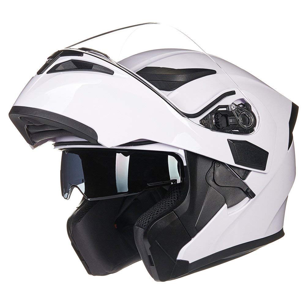 Foto 2 pulgar | Casco De Moto Ilm 902 De Doble Visera Abatible, Modular, Dot - Venta Internacional.