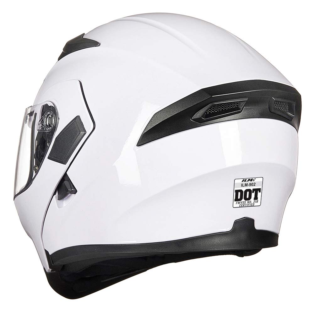 Foto 7 pulgar | Casco De Moto Ilm 902 De Doble Visera Abatible, Modular, Dot - Venta Internacional.