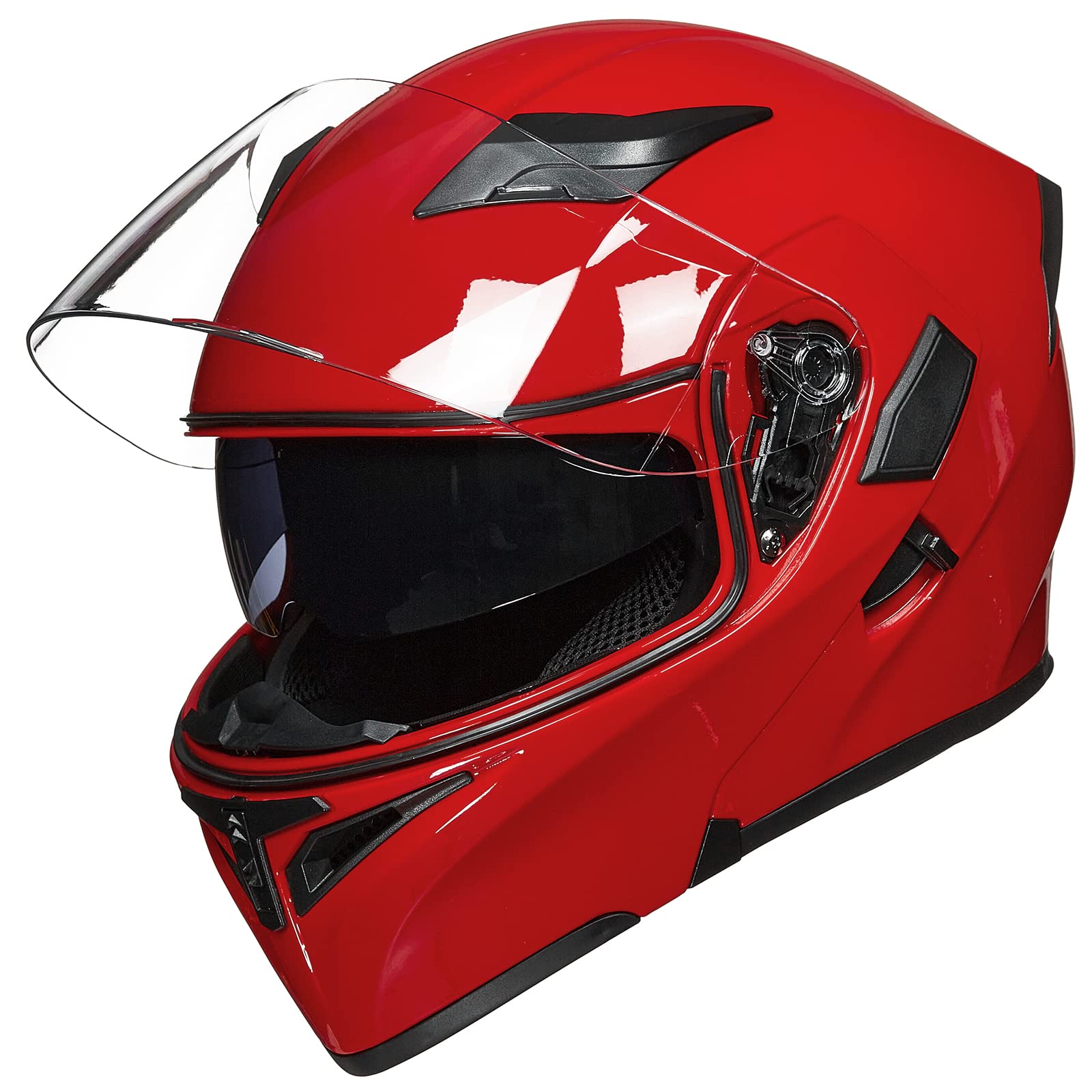 Foto 4 pulgar | Casco De Moto Ilm 902 De Doble Visera Abatible, Modular, Dot - Venta Internacional.