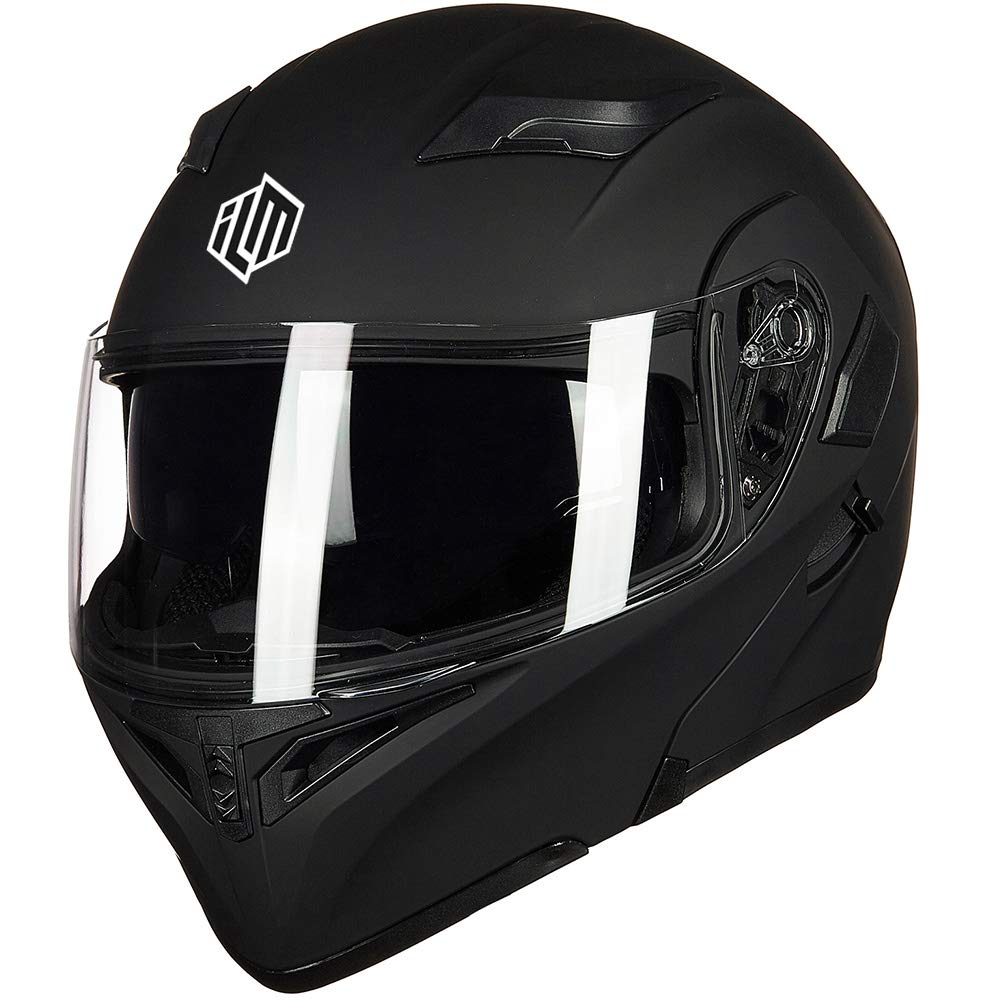 Foto 7 pulgar | Casco De Moto Ilm 902 De Doble Visera Abatible, Modular, Dot - Venta Internacional.