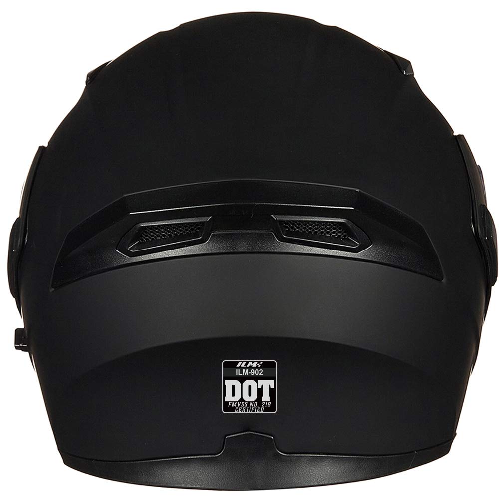 Foto 8 pulgar | Casco De Moto Ilm 902 De Doble Visera Abatible, Modular, Dot - Venta Internacional.