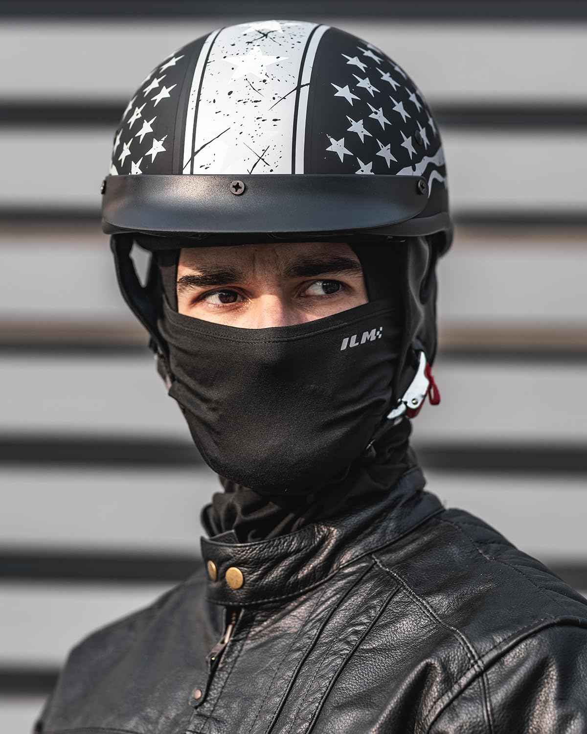Foto 8 pulgar | Medio Casco De Moto Ilm 205v, Visor Solar De Cara Abierta Dot (s) - Venta Internacional.