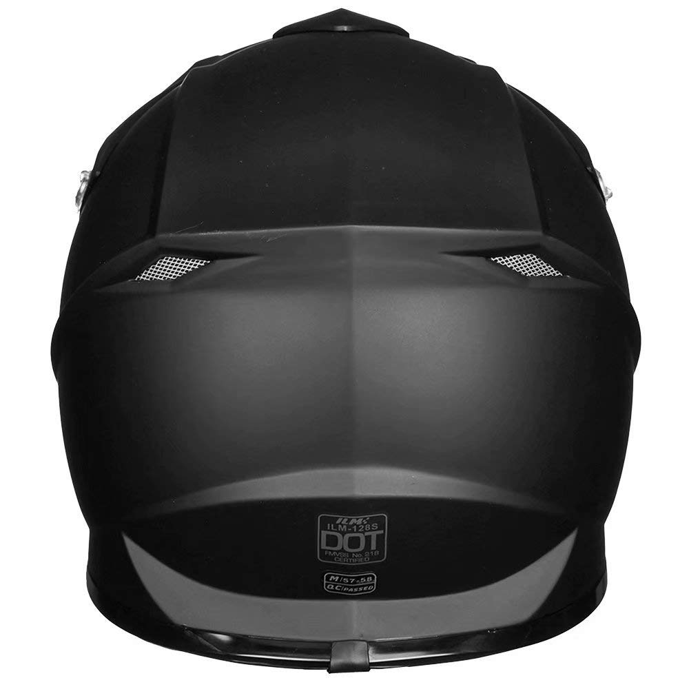 Foto 5 pulgar | Casco De Moto Ilm 128s Integral Aprobado Por El Dot, Negro - Venta Internacional.