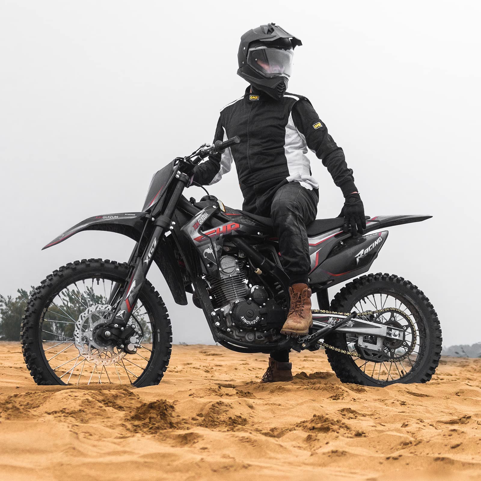 Foto 8 pulgar | Casco De Moto Ilm Dual Sport Adventure Ws902 Negro Mate - Venta Internacional.